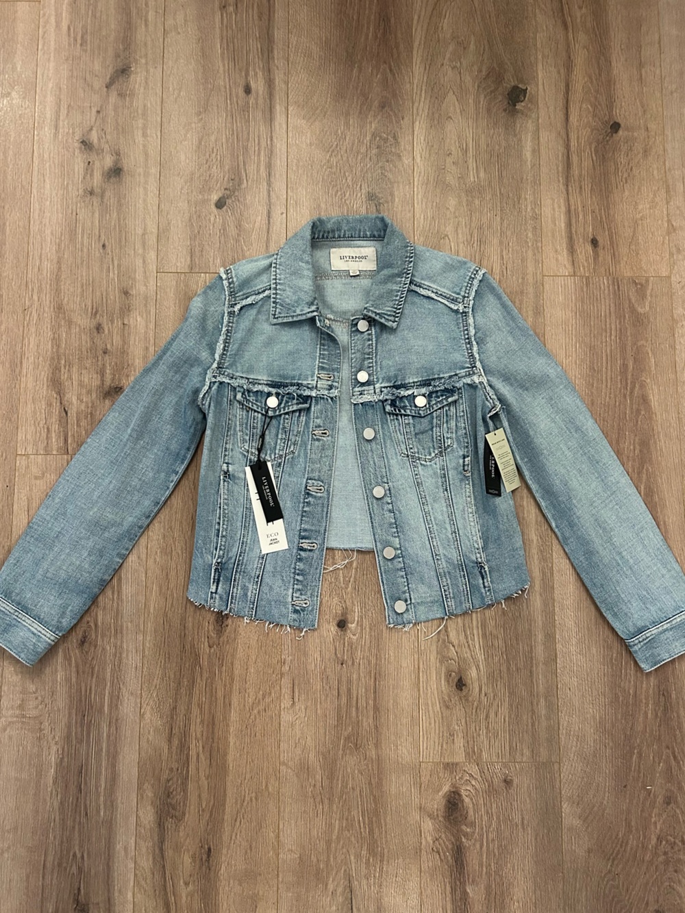Liverpool Light Blue Denim Overalls Jacket